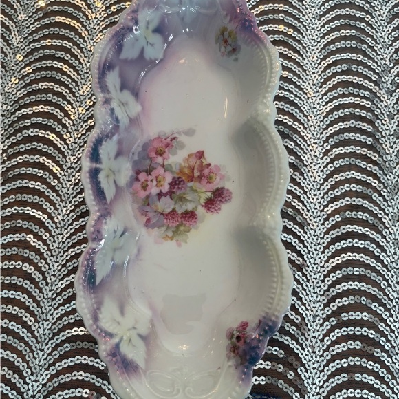 Vintage Leuchtenburg Germany Porcelain Celery Relish Dish - Picture 2 of 10